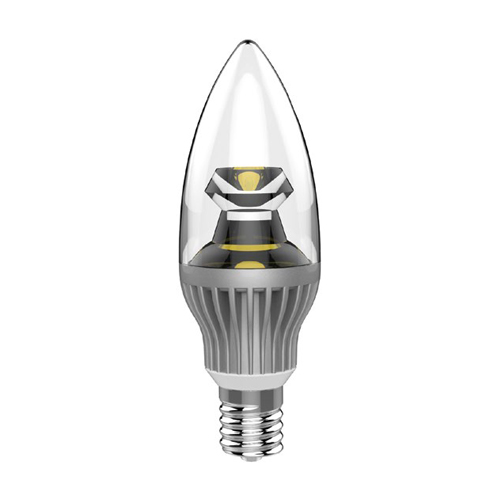 램프 촛대구 LED 5W-투명